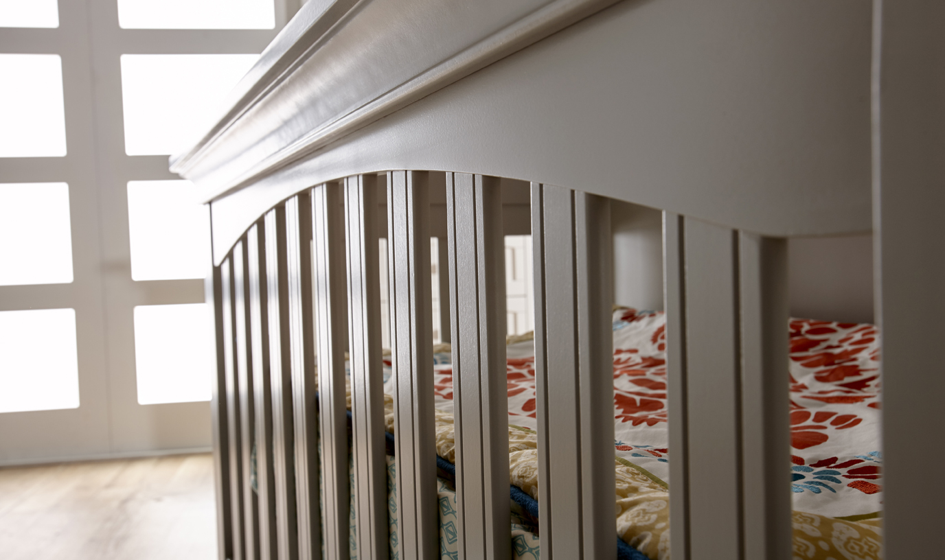The <b>Ragusa Collection</b> is a timeless and elegant choice for honoring the joyous movement in your life as you welcome your new little one.  Now in stock!  <br>Please note that the Ragusa dressers feature beautiful metal knobs.